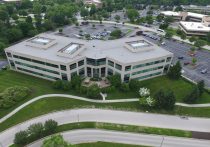 Chesterbrook Corporate Center Aerial building and parking lot areas