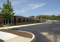 240 Radnor Road Exterior side view with parking lot