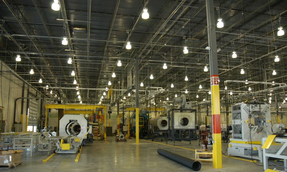 Advanced Drainage Systems interior manufacturing floor view