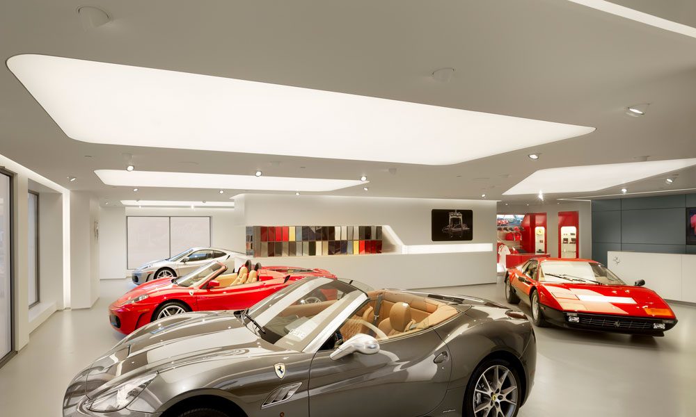 Algar Ferrari of Philadelphia Interior Showroom