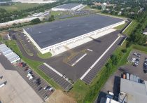 First Florence Distribution Center aerial view of exterior with full facility view