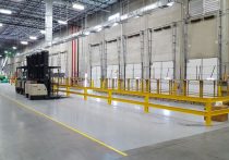 Geodis warehouse interior view of loading area