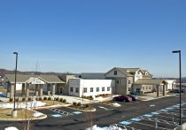 Aerial of Reading Surgical Center exterior with full building view