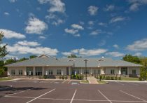 Exterior wide shot of tri-county medical center