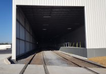 warehouse train car entrance