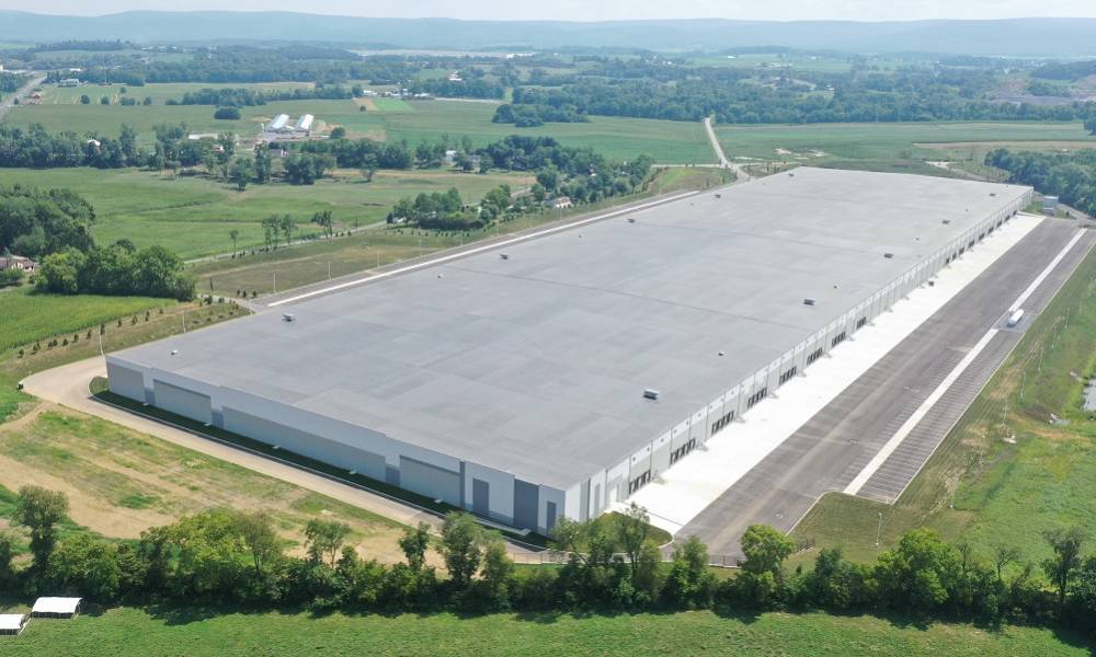 Ritner Warehouse Aerial Top View