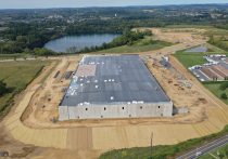 Century Commerce Center Aerial View of Building Under Construction
