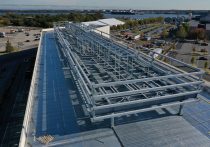 400 Rouse Aerial Roof Photo with City Backdrop