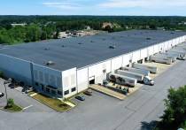 103 Commerce Warehouse - aerial view of dock and loading side