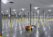 Interior Warehouse with Drop Ceiling