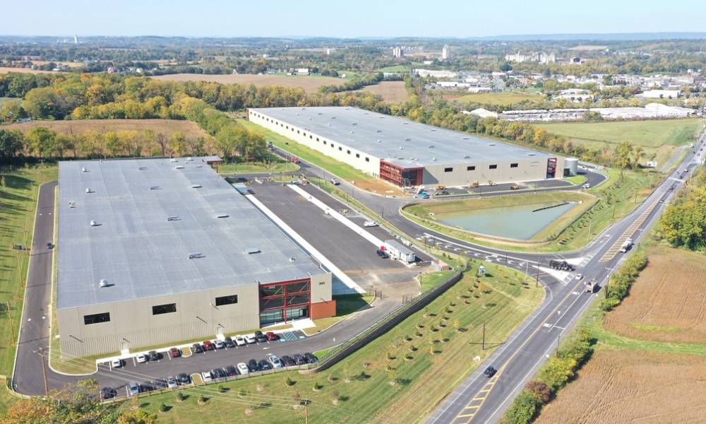 Aerial View of JW Industrial Park Route 33