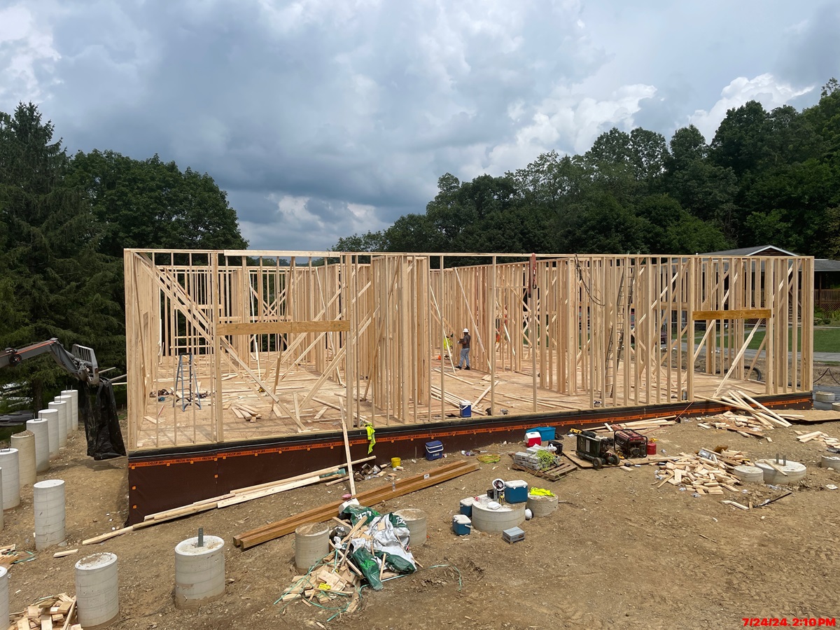 Valley Youth House Framing in Progress