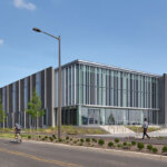 rendering of a large life sciences building