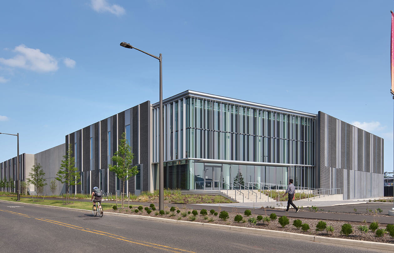 rendering of a large life sciences building