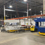 manufacturing facility interior with equipment