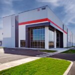 MRP Park 33 Warehouse Exterior Entrance View