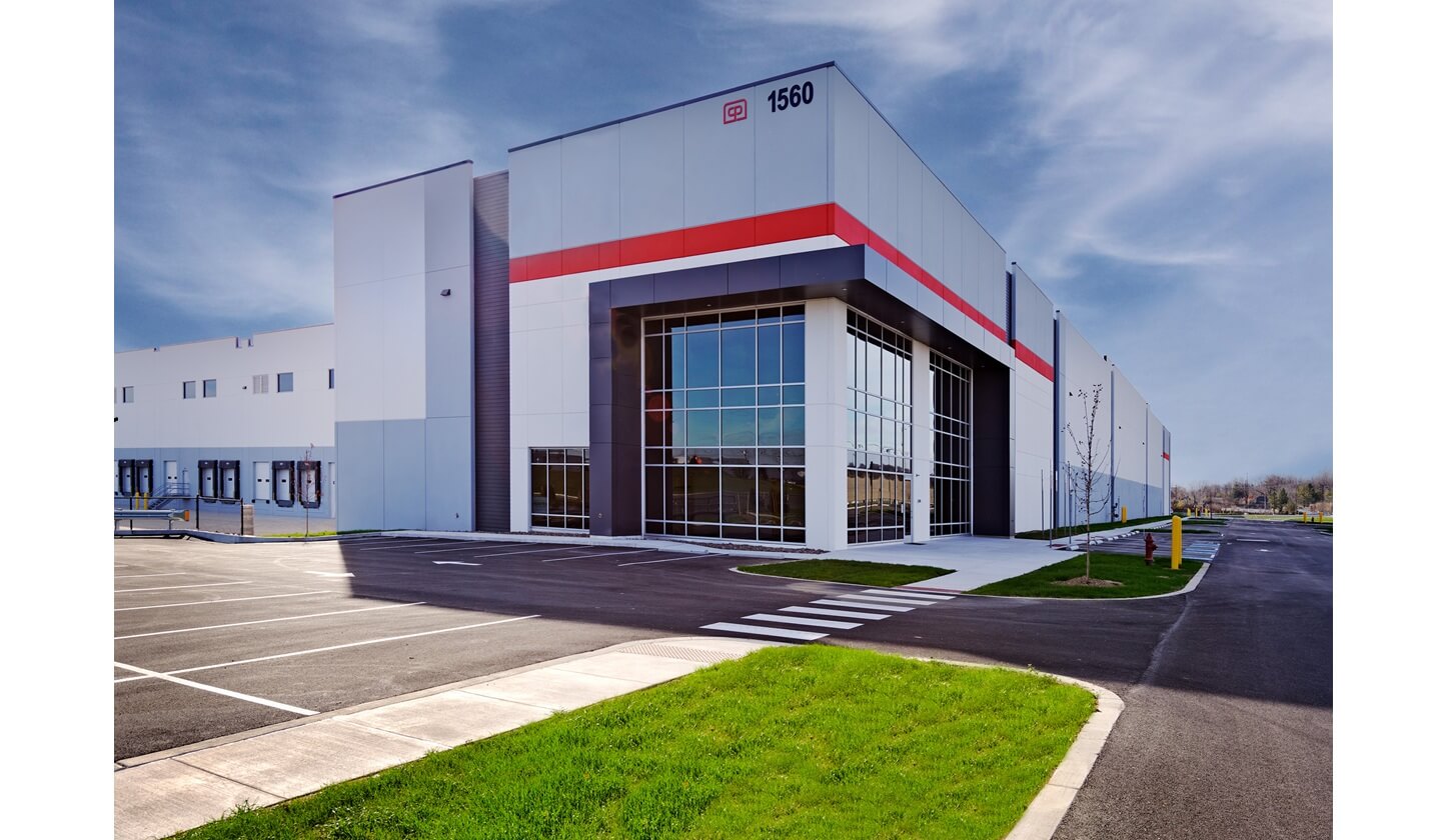 MRP Park 33 Warehouse Exterior Entrance View