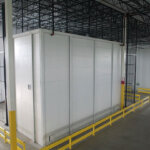 cold storage spaces in a pharma warehouse space