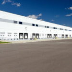 MRP Crossings side warehouse view with dock doors