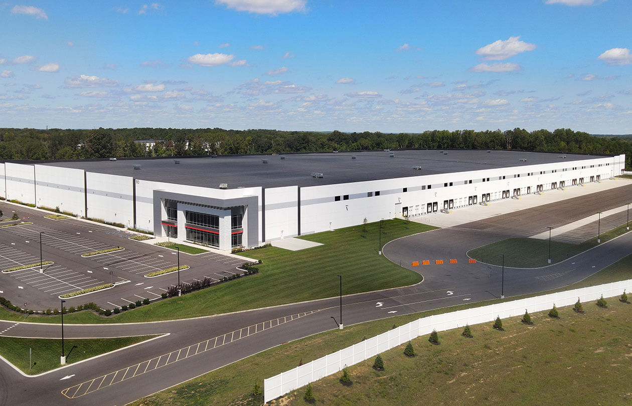 MRP Crossings warehouse view from aerial angle