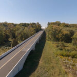 Mansfield warehouse bridge