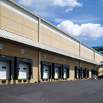 dock side of warehouse facility