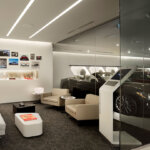algar ferarri view of customer waiting area and showroom