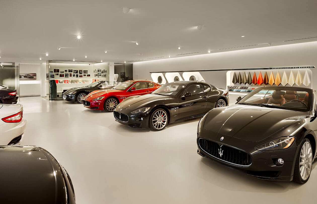 algar ferarri car display area