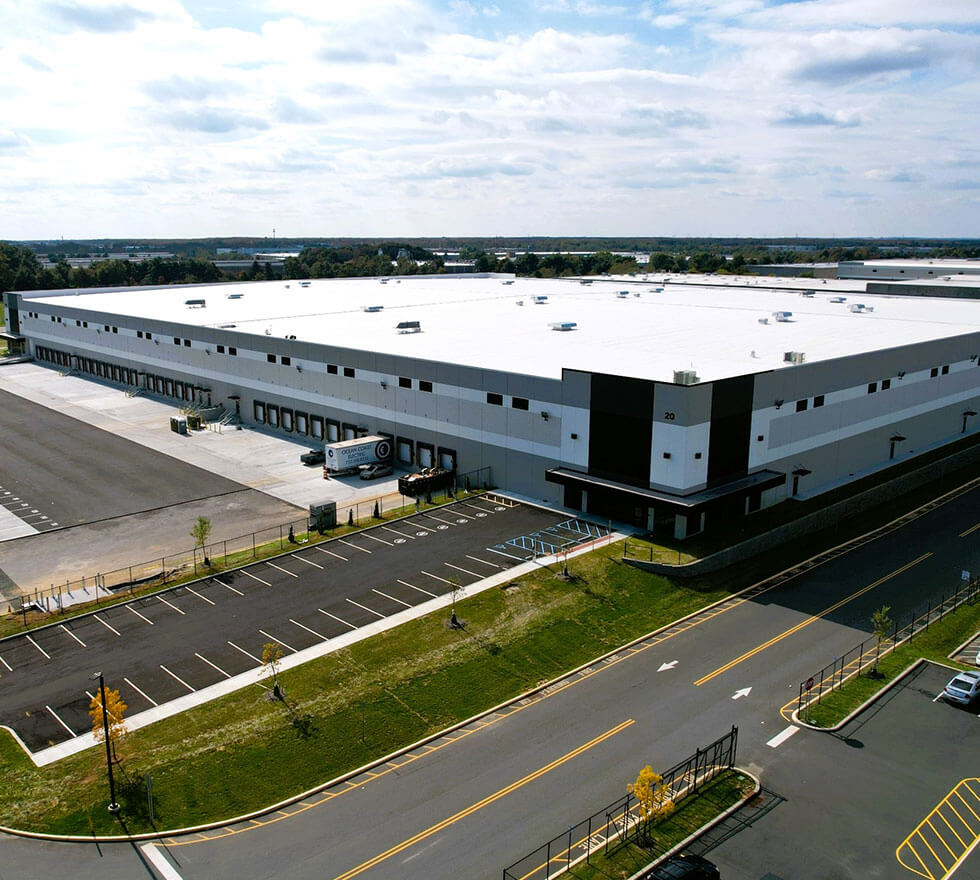 cold storage heller warehouse and parking lot