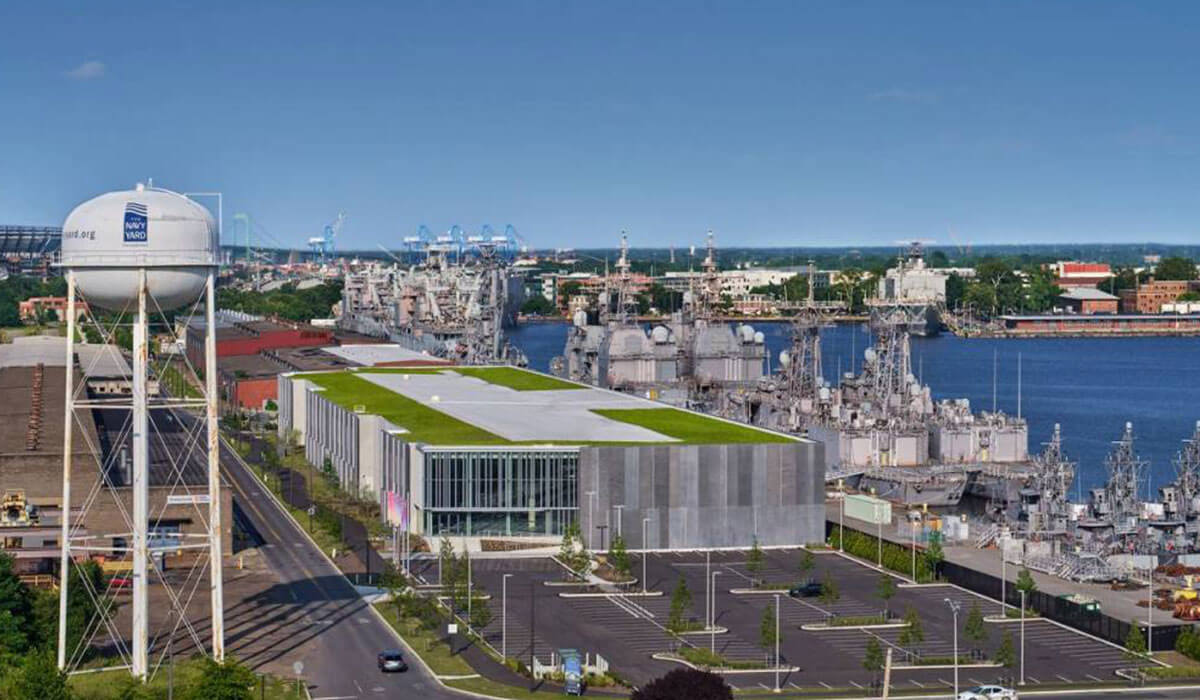 complex site development infrastructure at 2500 league island 1