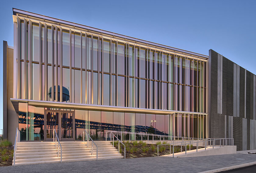 exterior of complex construction found at 2500 league island