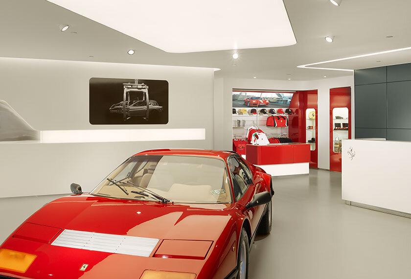 interior of algar ferrari