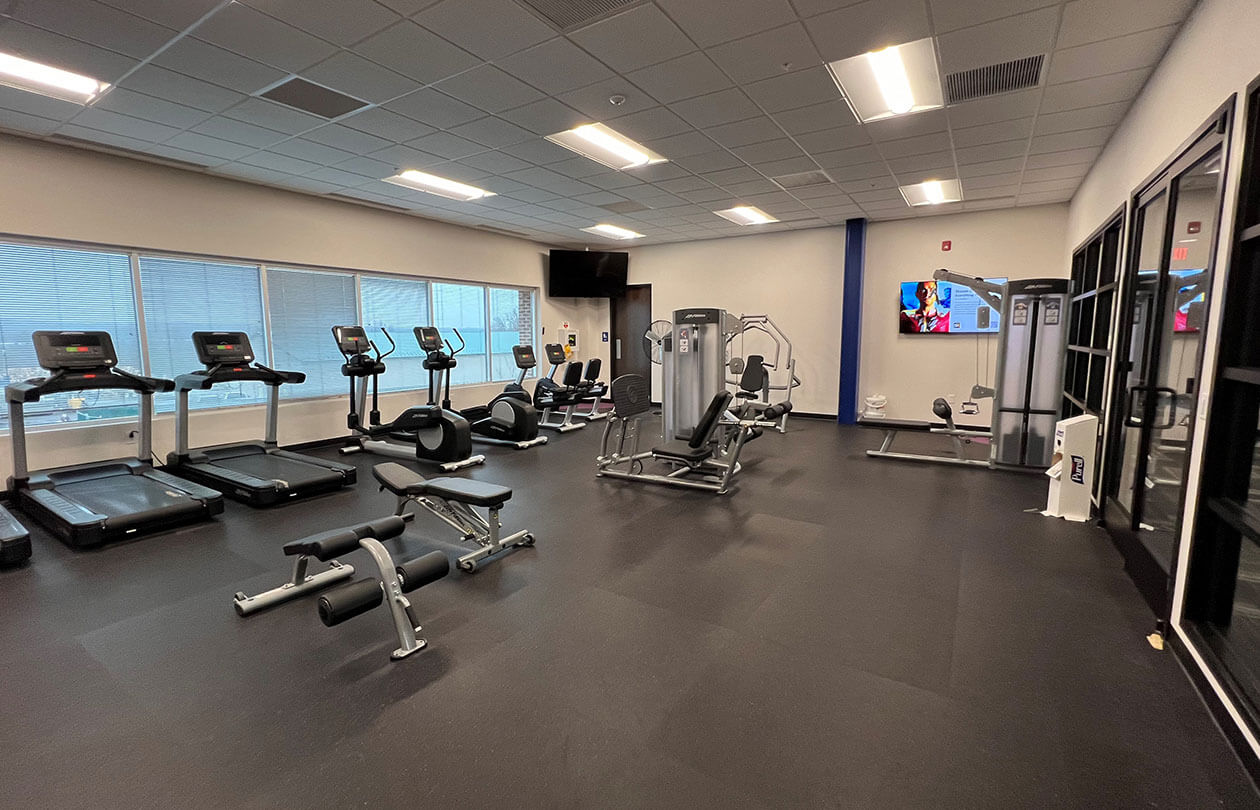 interior office gym space