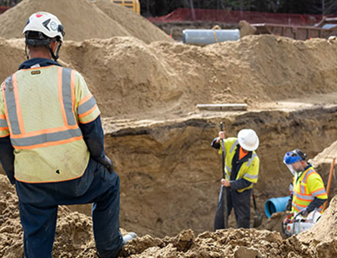 services team at construction site flex image right2