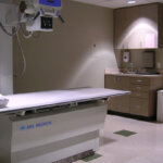 medical procedure room with equipment