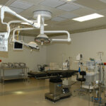 surgical room with equipment