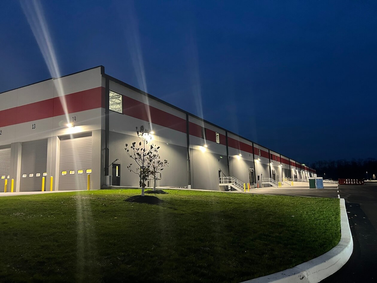 Alternative Text Angled View of Exterior with Loading Docks