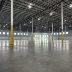interior warehouse view with windows