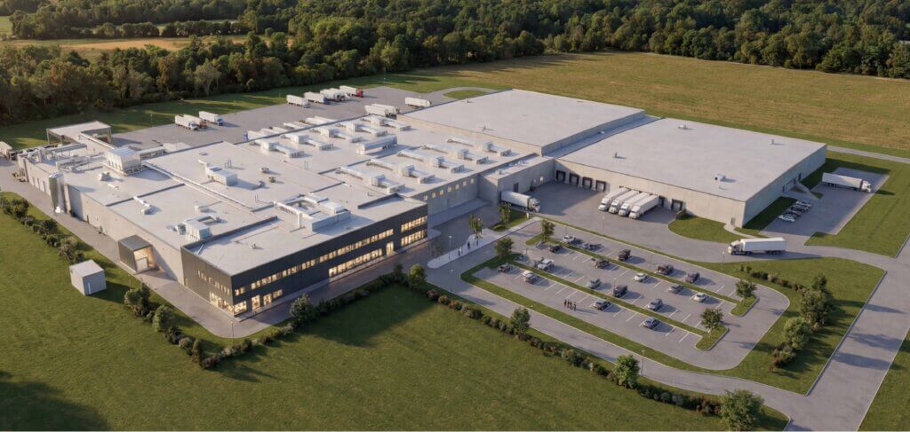 Lassonde Manufacturing Facility Rendering Aerial View