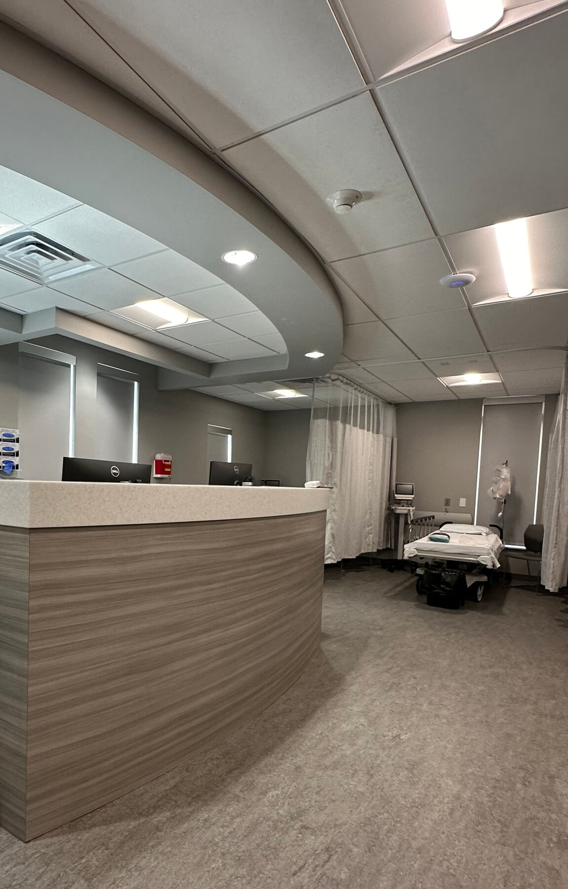 recovery room space in a medical office