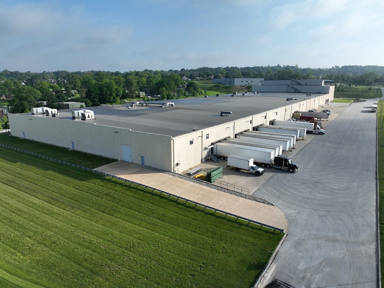 Truck Court at warehouse