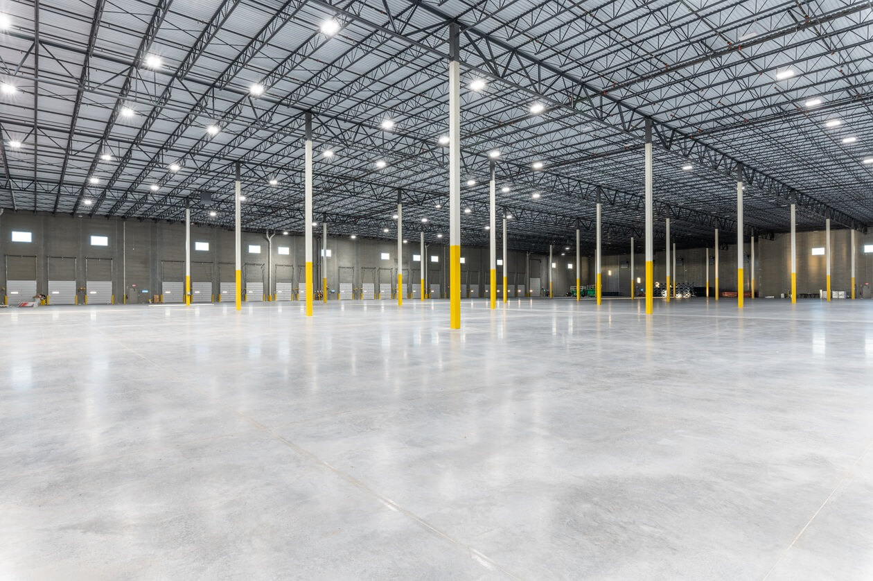 Warehouse Interior broad view