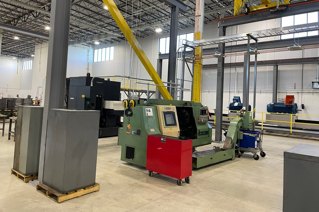 Fuller Technologies TI Production Floor View with Equipment